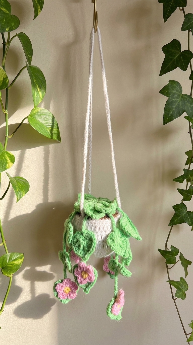 Crochet Flower Pot